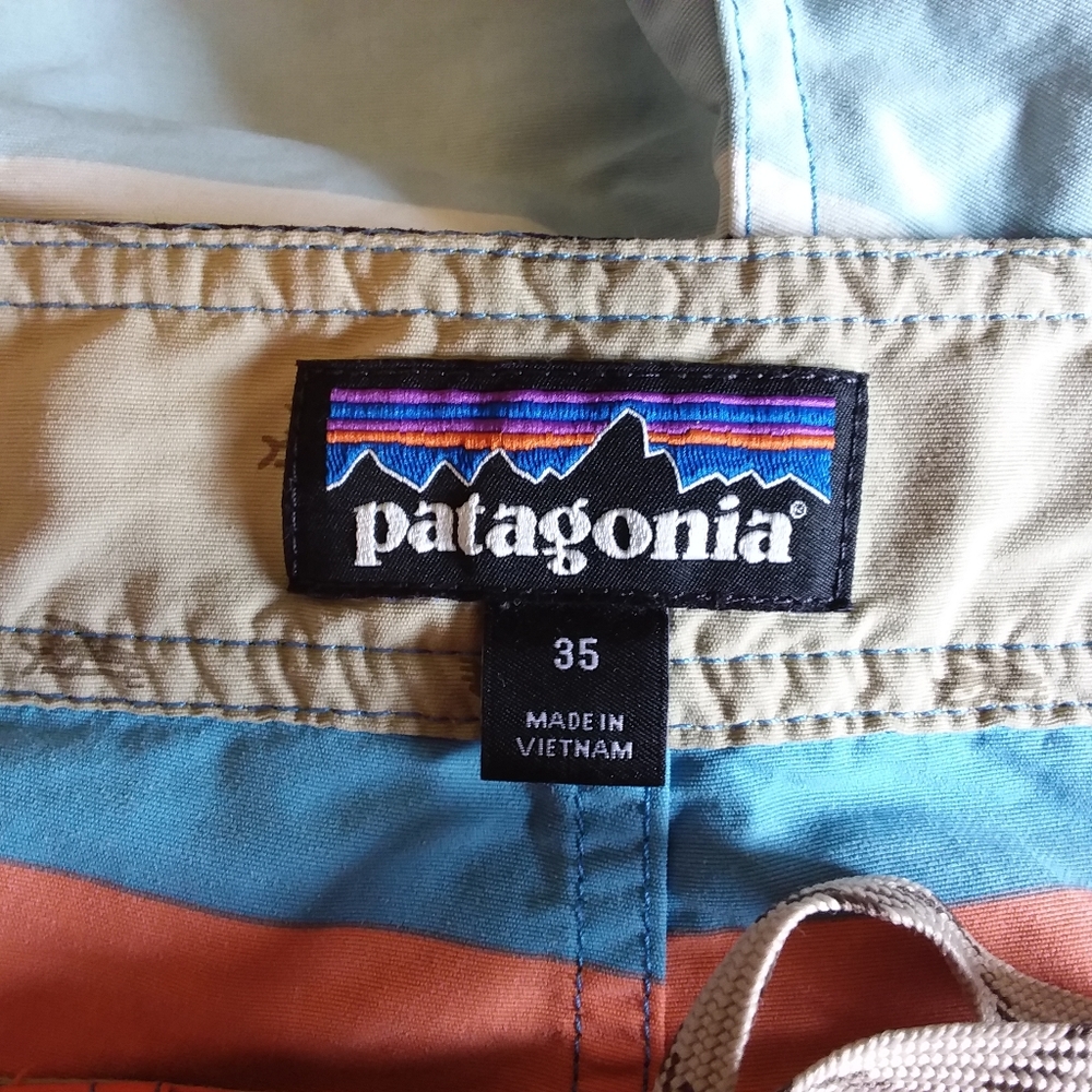 <$> SOLD <$>             Patagonia 35 Board Shorts - Picture 6 of 7